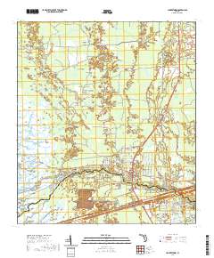 Yankeetown 2021 topographic map thumbnail