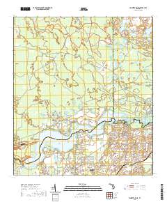 Yankeetown SE 2021 topographic map thumbnail