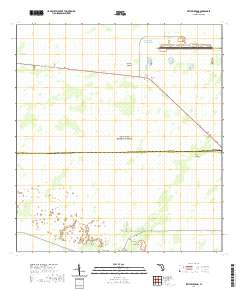 Fiftymile Bend 2021 topographic map thumbnail