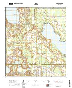 Lake Arbuckle 2021 topographic map thumbnail