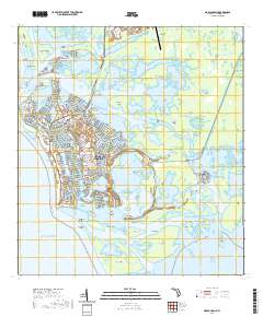 Marco Island 2021 topographic map thumbnail