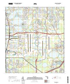 Pine Castle 2021 topographic map thumbnail