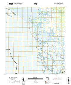 Withlacoochee Bay 2021 topographic map thumbnail