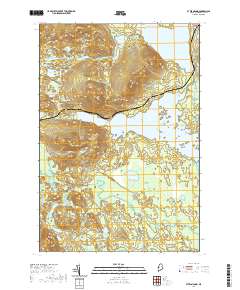Attean Pond 2021 topographic map thumbnail