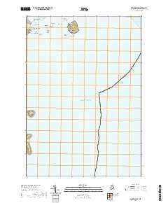 Baker Island 2021 topographic map thumbnail