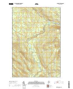 Baker Lake NW 2021 topographic map thumbnail