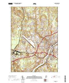 Bangor 2021 topographic map thumbnail