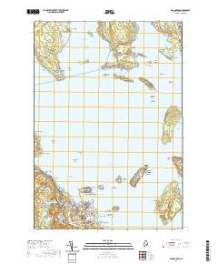Bar Harbor 2021 topographic map thumbnail
