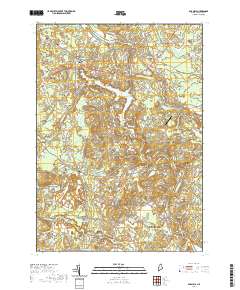 Bar Mills 2021 topographic map thumbnail