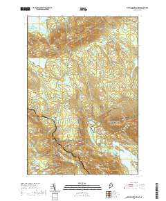 Barren Mountain West 2021 topographic map thumbnail