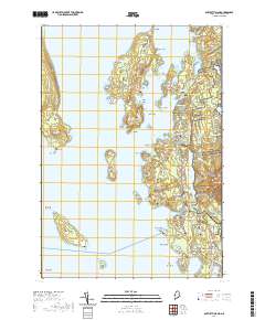 Bartlett Island 2021 topographic map thumbnail