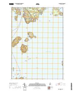 Bass Harbor 2021 topographic map thumbnail