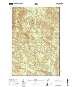 Bean Pot Pond 2021 topographic map thumbnail