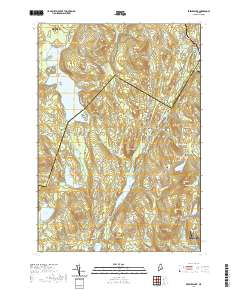 Brewer Lake 2021 topographic map thumbnail