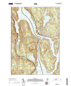 Bucksport 2021 topographic map thumbnail