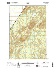 Burntland Pond 2021 topographic map thumbnail