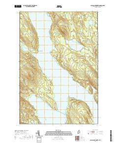 Caribou Lake North 2021 topographic map thumbnail