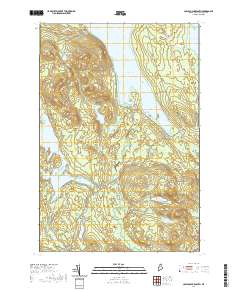 Caribou Lake South 2021 topographic map thumbnail