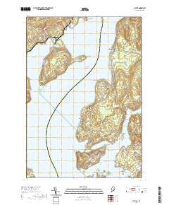 Castine 2021 topographic map thumbnail