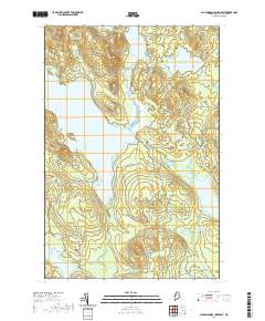 Caucomgomoc Lake East 2021 topographic map thumbnail