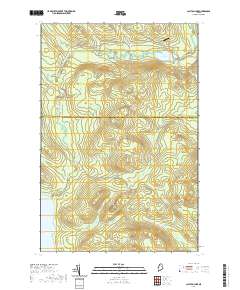 Clayton Lake 2021 topographic map thumbnail
