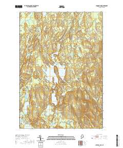 Clifford Lake 2021 topographic map thumbnail