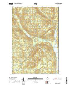 Cunliffe Lake 2021 topographic map thumbnail