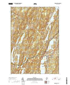 Damariscotta 2021 topographic map thumbnail