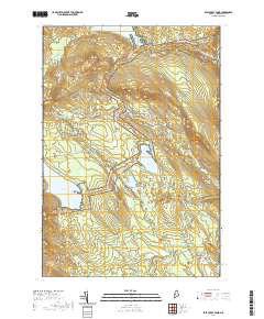 East Carry Pond 2021 topographic map thumbnail