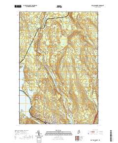East Millinocket 2021 topographic map thumbnail