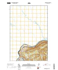 Fort Kent North 2021 topographic map thumbnail