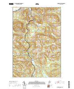 Fort Kent South 2021 topographic map thumbnail