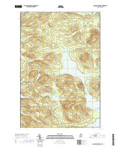Grand Lake Seboeis 2021 topographic map thumbnail