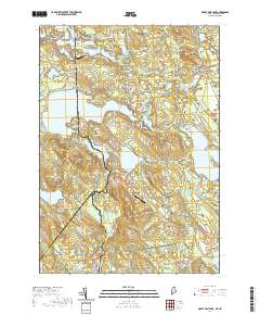 Great East Lake 2021 topographic map thumbnail