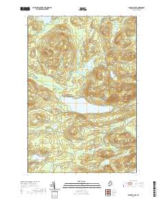 Haymock Lake 2021 topographic map thumbnail