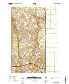 Houlton North 2021 topographic map thumbnail