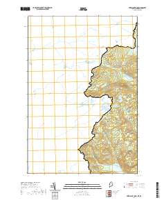 Hurricane Pond 2021 topographic map thumbnail