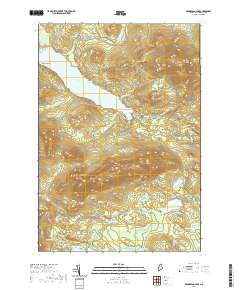 Kennebago Lake 2021 topographic map thumbnail