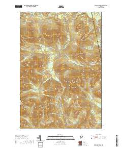 Kibby Mountain 2021 topographic map thumbnail