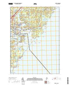 Kittery 2021 topographic map thumbnail
