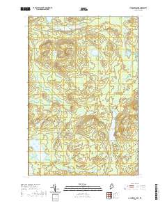 La Pomkeag Lake 2021 topographic map thumbnail