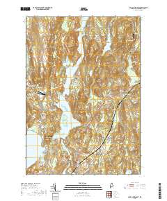 Lake Auburn East 2021 topographic map thumbnail