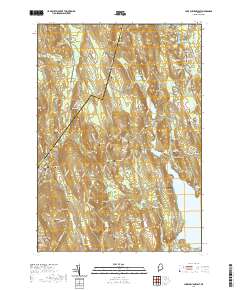 Lake Auburn West 2021 topographic map thumbnail