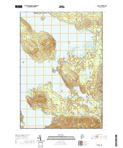 Lily Bay 2021 topographic map thumbnail