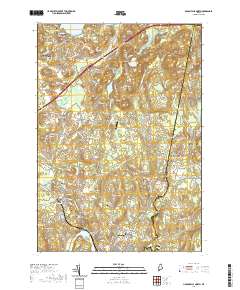 Lisbon Falls North 2021 topographic map thumbnail