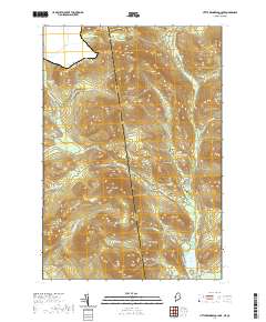 Little Kennebago Lake 2021 topographic map thumbnail