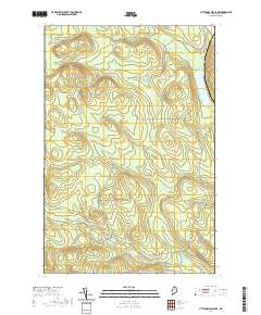Little Machias Lake 2021 topographic map preview