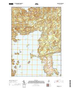Machias Bay 2021 topographic map thumbnail