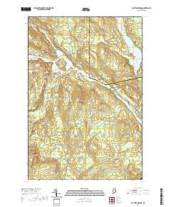 Mattaseunk Lake 2021 topographic map thumbnail