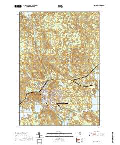Millinocket 2021 topographic map thumbnail